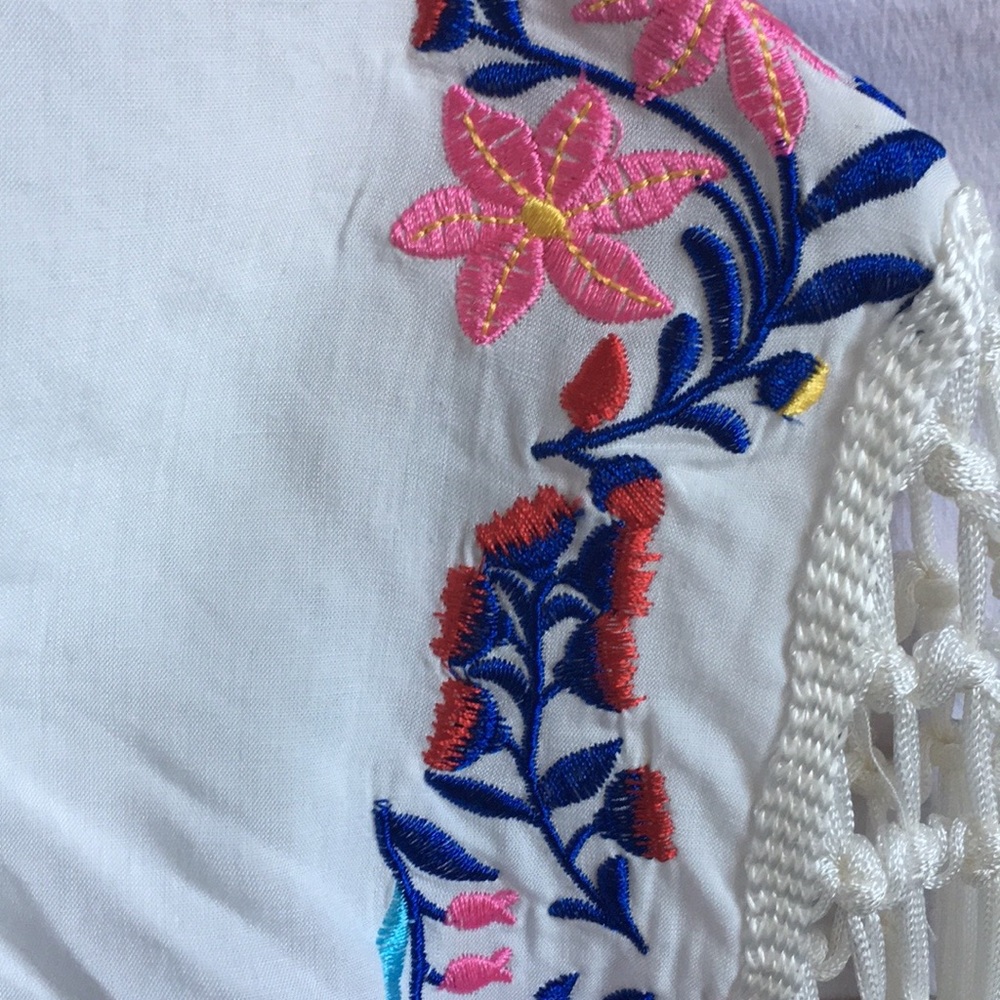 Floral Fringe Kimono - Picture 3 of 10